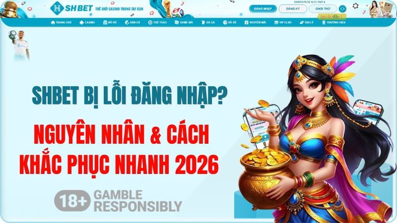 SHBET Bị Lỗi Đăng Nhập? Nguyên Nhân & Cách Khắc Phục Nhanh 2026