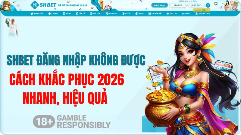 SHBET Đăng Nhập Không Được – Cách Khắc Phục 2026